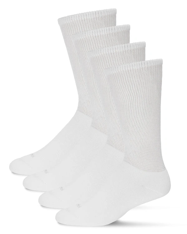 MeMo Diabetic Comfort: 2 Pairs of Gentle, Full Cushion Socks for Ultimate Relief.