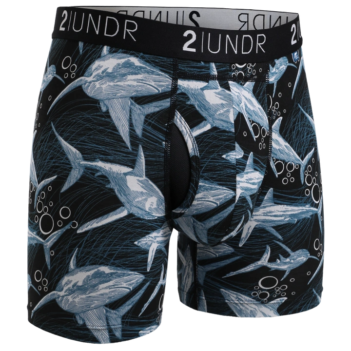 2UNDR Day Shift Boxer Briefs Peak Comfort Cool White